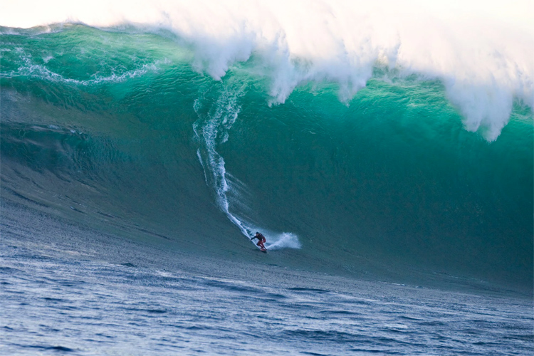 Cortes Bank: a powerful  reef break located 110 miles west off the coast of San Diego | Photo: Brown/Billabong