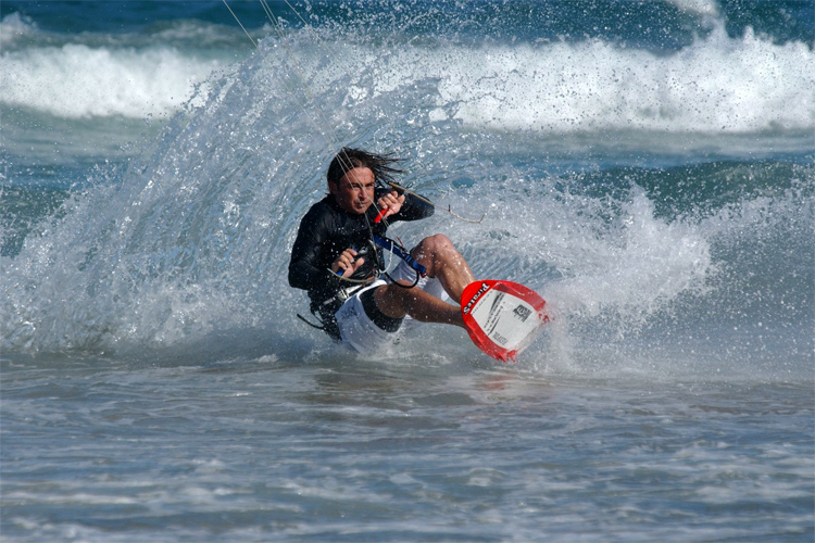 Danny Seales: he got into kitesurfing after moving to Fuerteventura