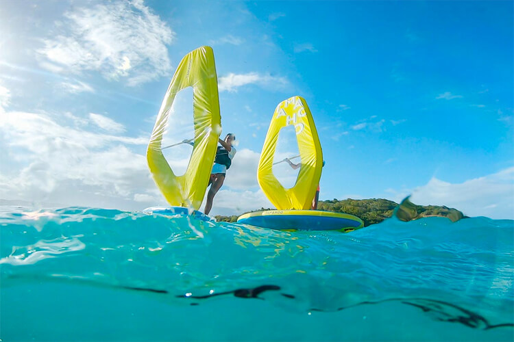 Tamahoo 100: the fully inflatable windsurfing kit by Decathlon | Photo: Decathlon