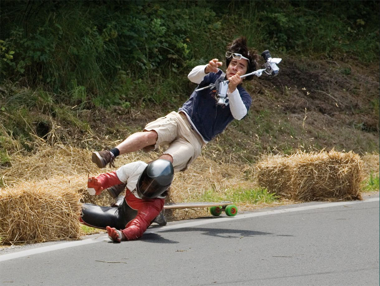 Longboarding: going downhill, literally | Photo: Brooke Archive