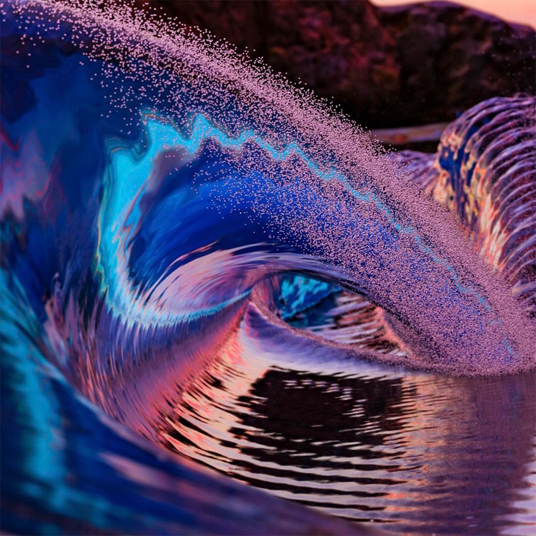 Dreamphased: the multimedia wave simulation world by Robbie Crawford | Photo: @dreamphased