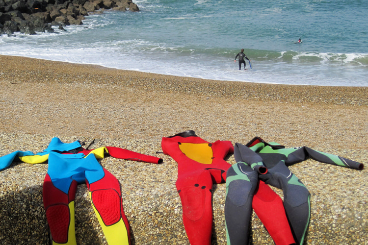Neoprene wetsuits: manufactures are constantly trying out new processes and compounds | Photo: Shutterstock