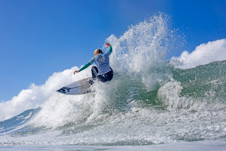 2020 English National U18 & Open Shortboard Championships: spectacular performances at Tolcarne Beach | Photo: Surfing England