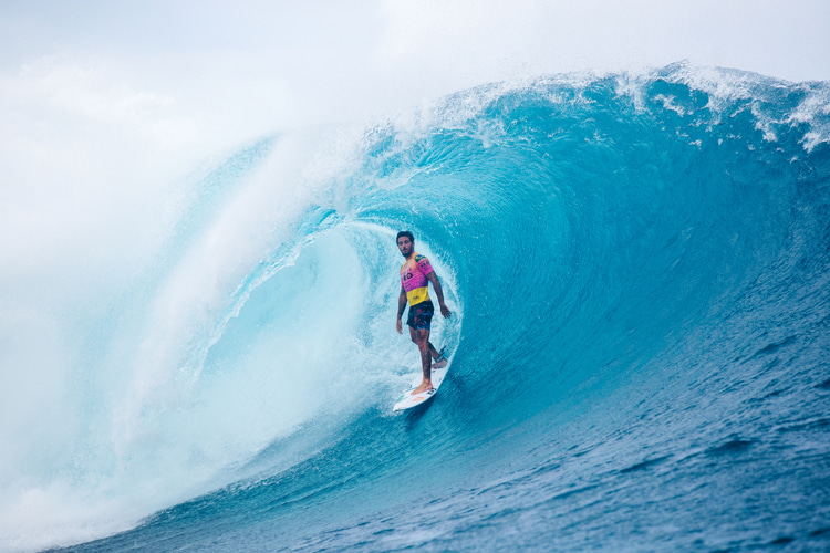 Filipe Toledo: no fear at Tahiti | Photo: WSL
