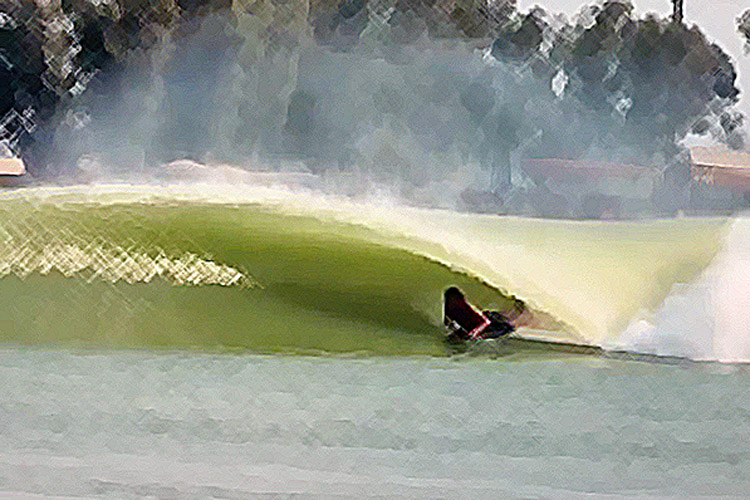 Leonardo Fioravanti: his bodyboarding at the Surf Ranch sparked controversy