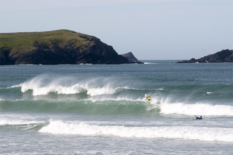 Fistral Beach: perfectly exposed to the North Atlantic ground swells | Photo: Surfing England