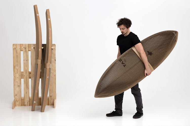 Flexi-Hex: the cardboards that protect surfboards | Photo: Flexi-Hex