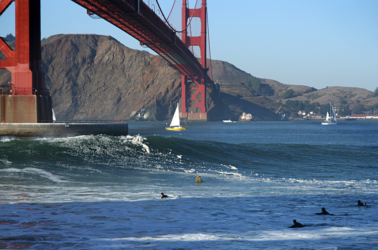 Fort Point: the take-off point is near the Golden Gate Bridge but it is a highly competitive one | Photo: Fischer/Creative Commons