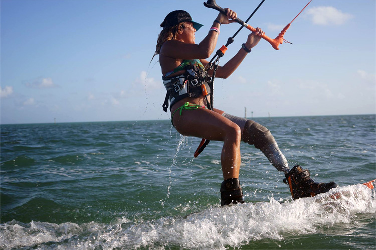 Frances Osorio Rivera: the one-legged kiteboarder girl