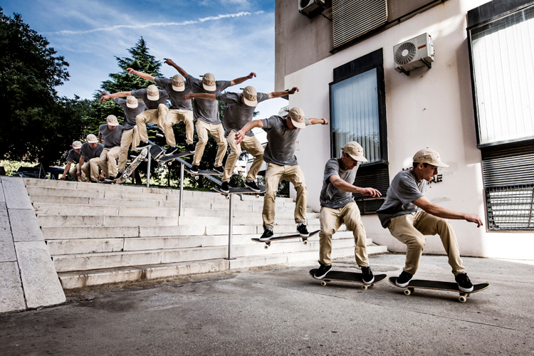 Boardslide: one of the fundamental tricks in intermediate skateboarding | Photo: Red Bull