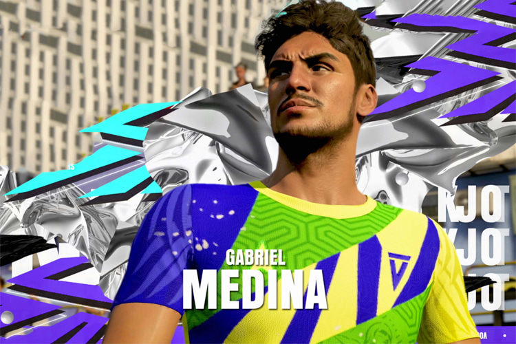 Gabriel Medina: he'll be playing football in Fifa 21