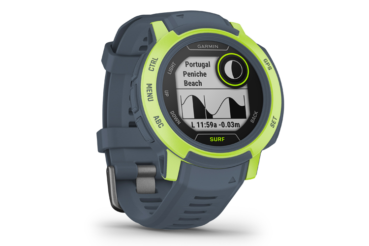 Garmin Instinct 2 Solar Surf: the watch can be fully charged with solar power | Photo: Garmin
