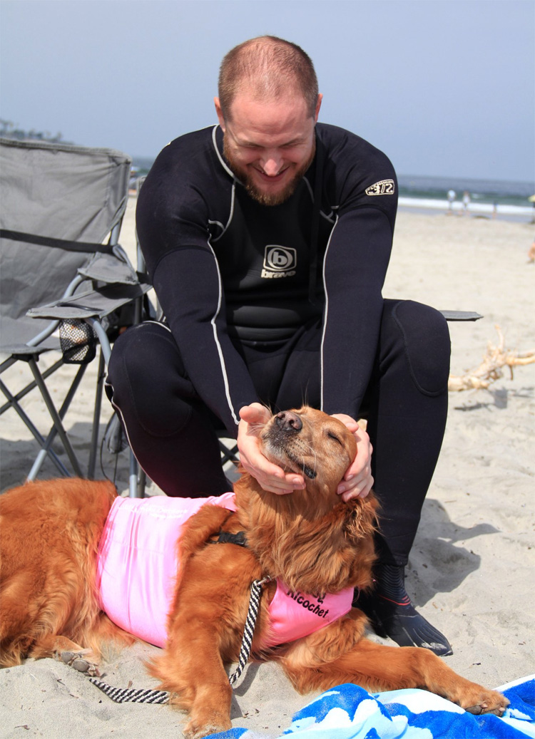 Griff and Ricochet: a long-lasting friendship | Photo: Surf Dog Ricochet