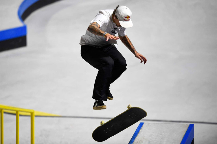 Gustavo Ribeiro: the goofy-footer dominated the 2022 Street League Skateboarding season | Photo: SLS