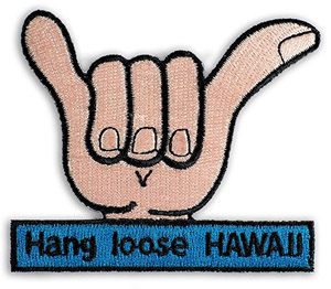 Hang Loose Hawaii Patch