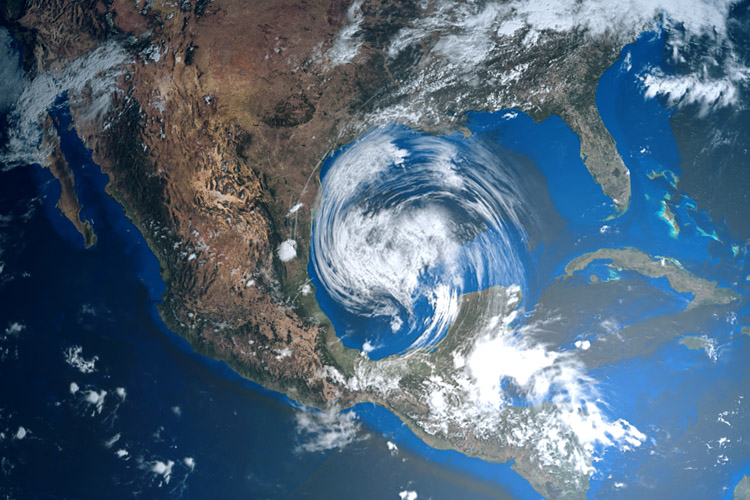 Hurricanes: they occur in the Atlantic Ocean and Pacific Ocean | Photo: Shutterstock