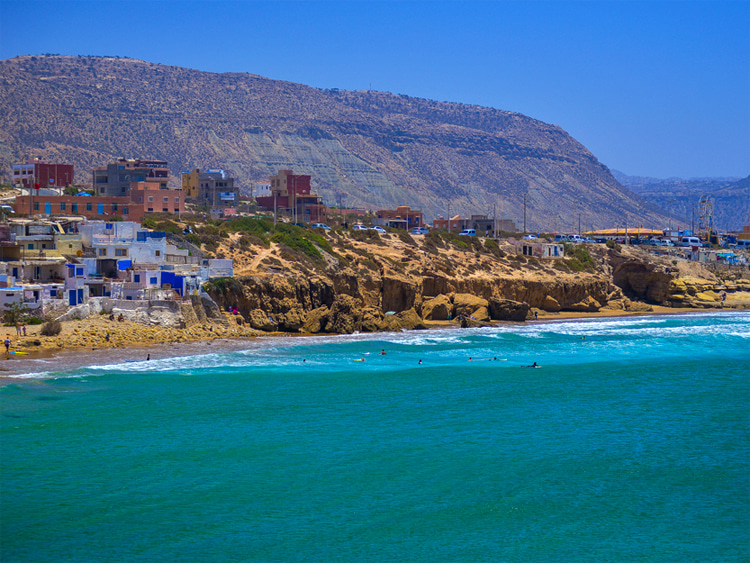 The Cathedral: a beach break that offers both perfect left and right-hand waves | Photo: Explore Agadir Souss Massa