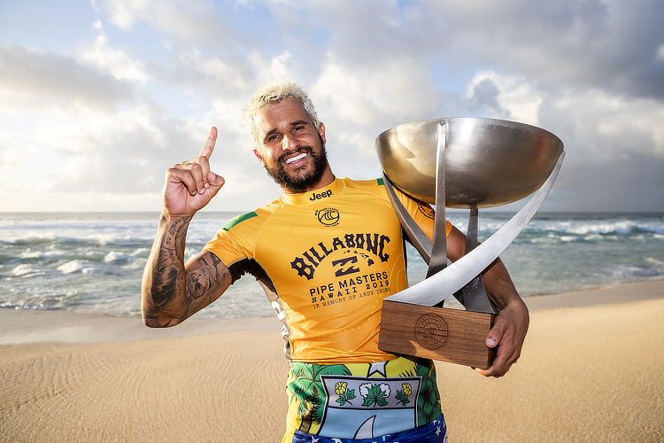 Italo Ferreira: the third Brazilian to win a world surfing title | Photo: Cestari/WSL