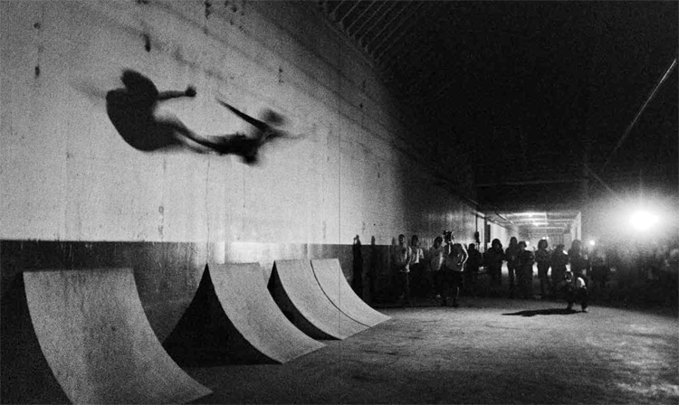 J. Grant Brittain: a 1980s skateboarding photo available in 'Push' | Photo: J. Grant Brittain