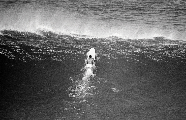 Jack Lydgate, 1966: one the surfing pioneers at The Cribbar | Photo: Doug Wilson