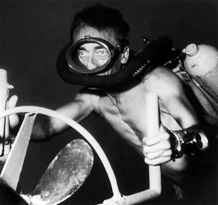 Jacques-Yves Cousteau: the co-inventor of the Aqua-Lung underwater breathing device | Photo: The Cousteau Society