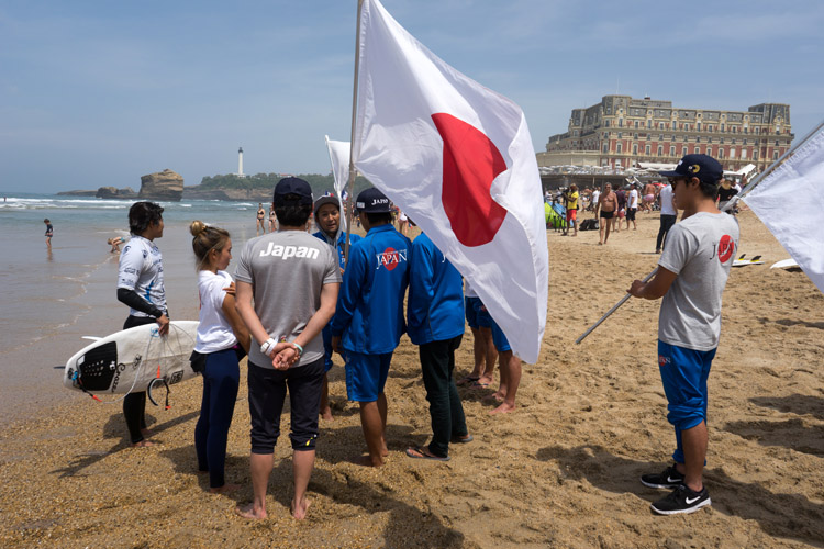 Team Japan: the host country will name two surfers for inclusion in the Tokyo 2020 Olympic Games | Photo: Evans/ISA