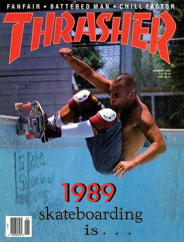 Jay Adams: he landed the cover of Thrasher magazine on January 1989