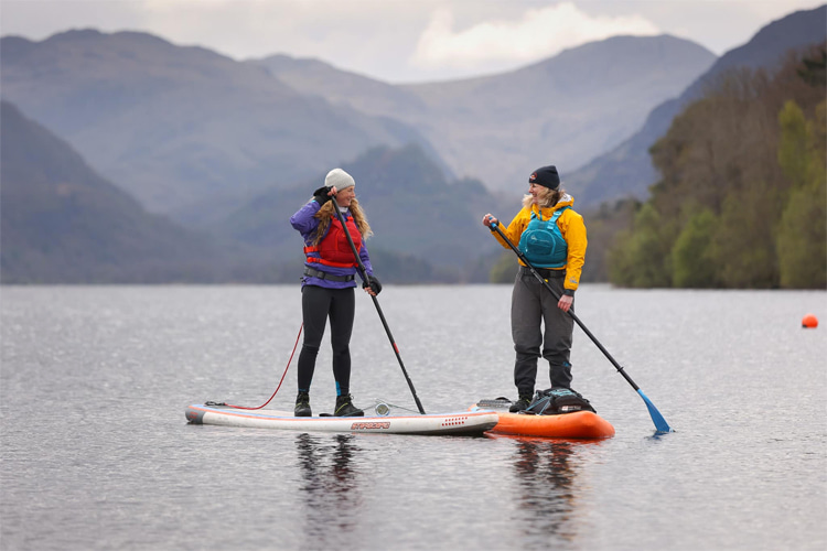 Derwent Water: the perfect setting for a SUP adventure with a friend | Photo: James Kirby