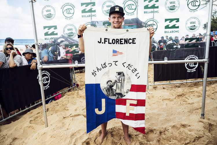 John John Florence: he will represent the USA Surfing Team in Tokyo 2020 | Photo: Cestari/WSL