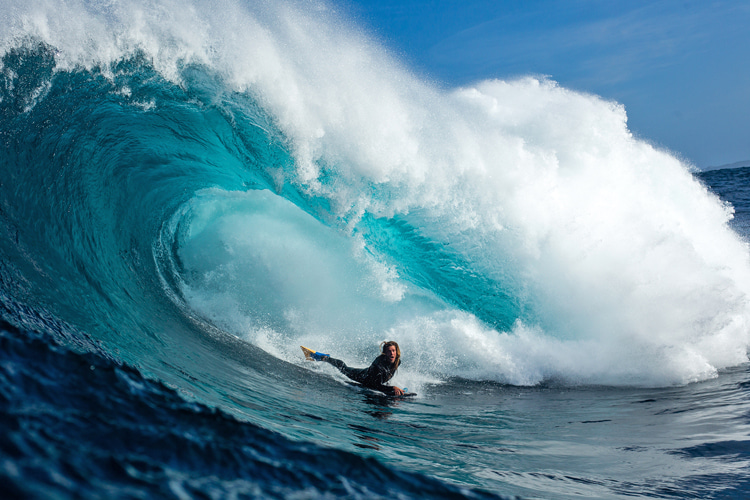 One Vast Ocean: Joshua Garner shares a moment with Mother Nature | Photo: Kim Feast
