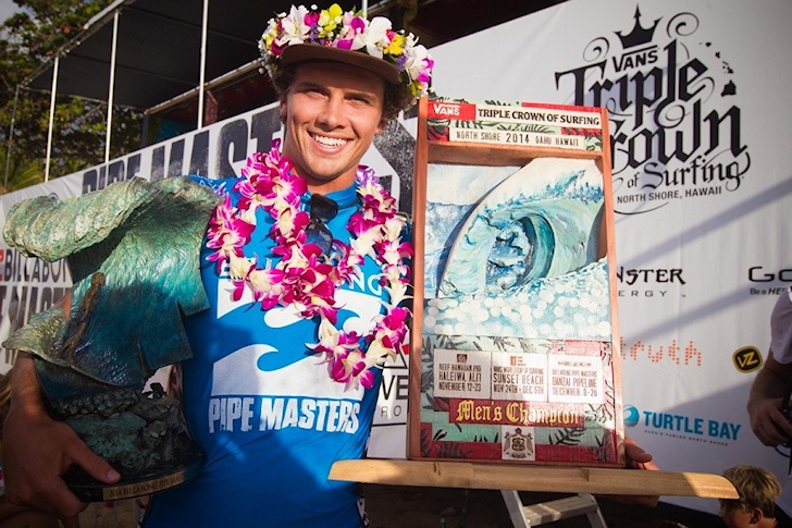 Julian Wilson: Pipe Master and winner of the Triple Crown of Surfing| Photo: ASP/Masurel