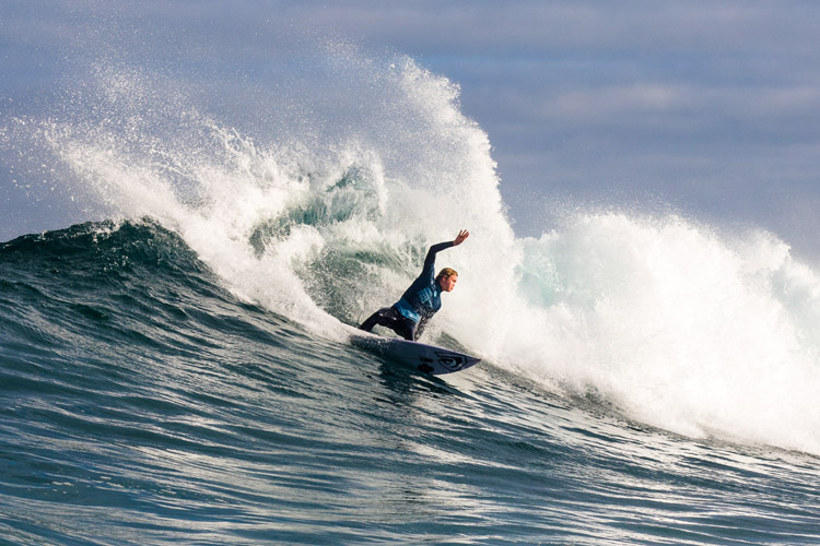 Kael Walsh: he was ready to compete in Round 3 | Photo: Dunbar/WSL