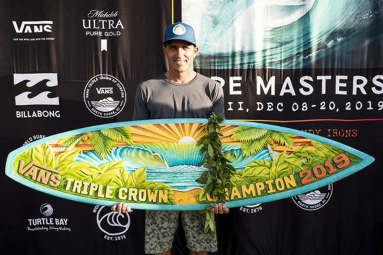 Kelly Slater: he won the Triple Crown of Surfing for the third time | Photo: Cestari/WSL