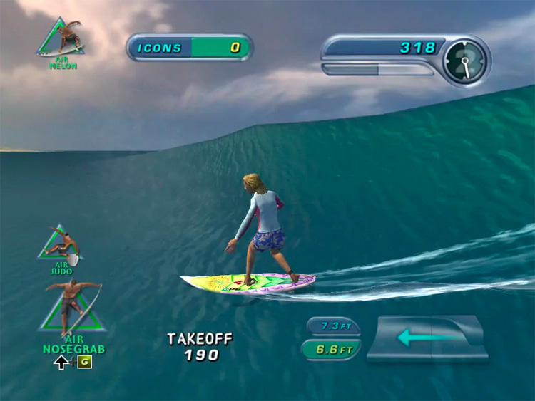 Kelly Slater's Pro Surfer: the games features 13 characters and 16 world-class surf breaks