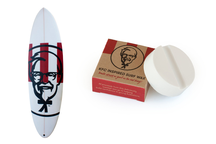 KFC: fried chicken has never been so surfy | Photo: KFC