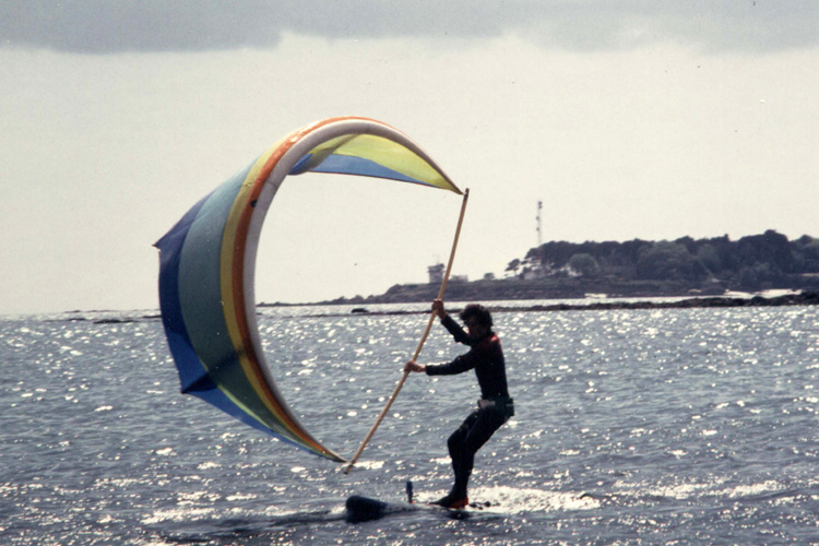 Kitesurfing: the Legaignoux brothers test their early prototypes | Photo: Legaignoux Archive