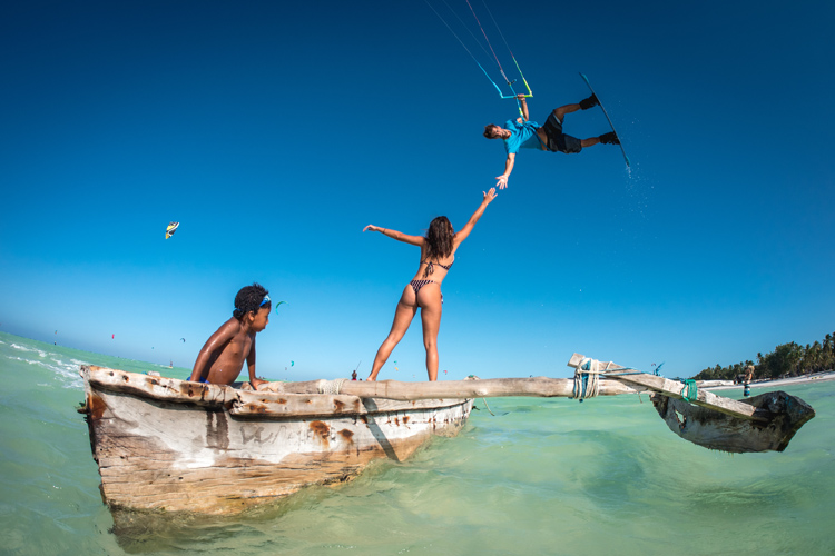 Zanzibar: Paula Novotna and Laci Kobulsky found heaven at Paje Beach | Photo: Kobulsky