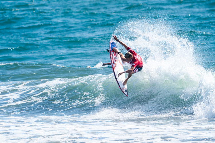 Kolohe Andino: getting the most out of the Japanese Olympic waves | Photo: ISA