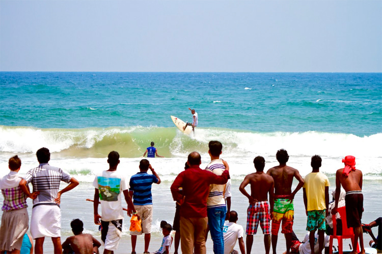 Kovalam Beach, India: a surf spot that shines to life with south and southwest monsoon swells | Photo: Rammohan/Surfing Federation of India