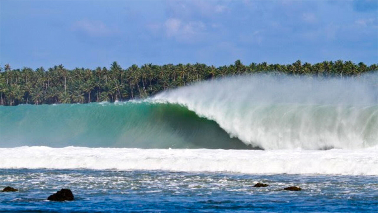 Lagundry Bay: The Point is the most famous wave in Nias | Photo: WSL