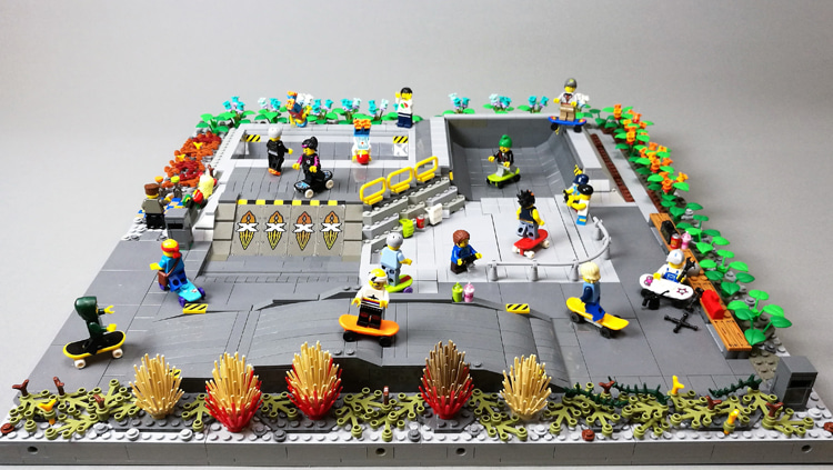 Nybohov's Lego MOC Skate Park