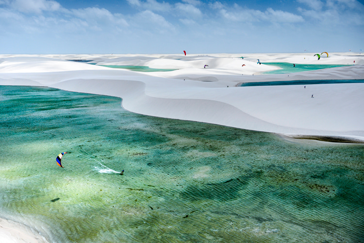 Lencois Maranhenses, Maranhão, Brazil: a stunning sand dune system interspersed with seasonal rainwater lagoons | Photo: Red Bull