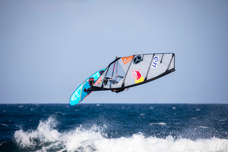 Liam Dunkerbeck: the young windsurfer is following his father