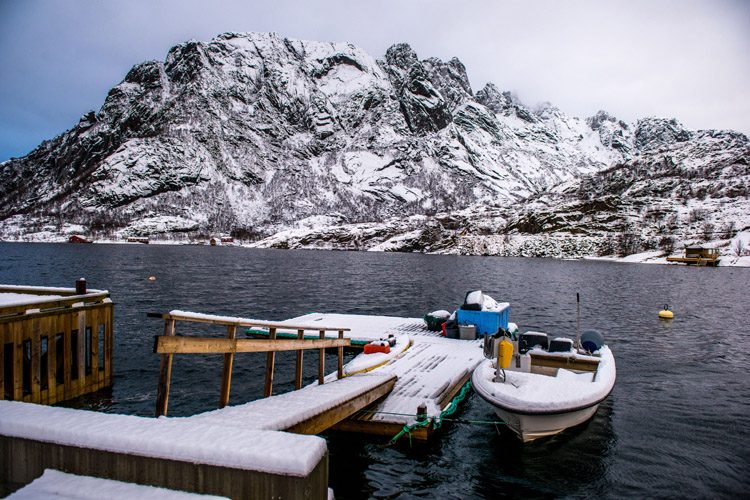 Lofoten: it can get cold, windy and snowy in the Arctic Circle | Photo: Moran/Red Bull