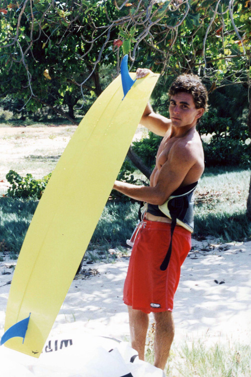 Lou Wainman: bringing wakeboarding into kiteboarding | Photo: Legaignoux Archive
