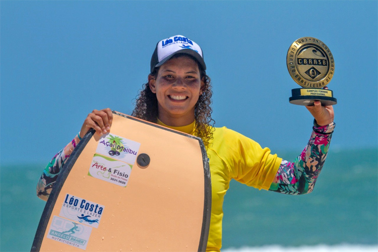Maira Viana: she won her first Brazilian bodyboarding title | Photo: Rodrigues/CBRASB