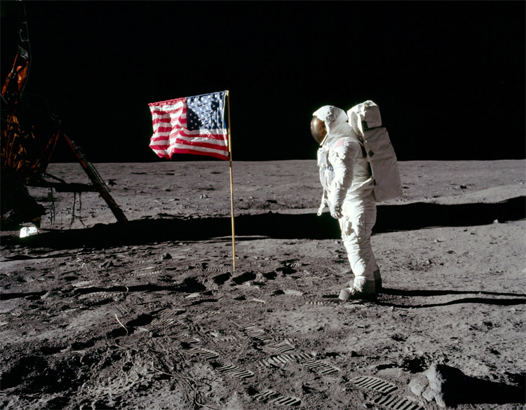 Man on the moon: in 1960, Apollo 11's Neil Armstrong stepped onto the lunar surface | Photo: NASA/Creative Commons