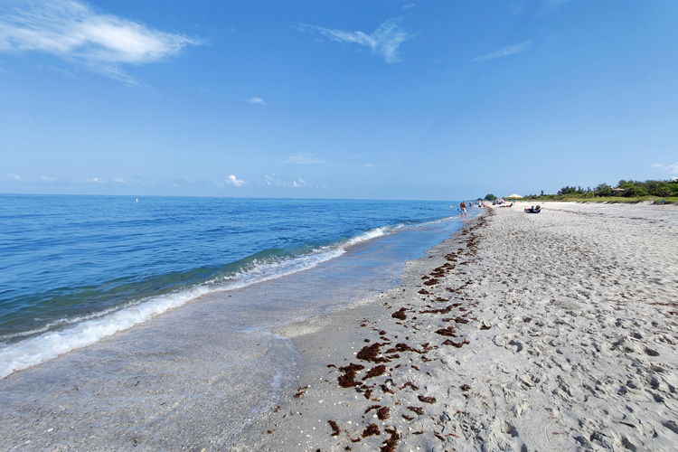 Manasota Beach: a long stretch of sand located in Englewood, Florida | Photo: Mikey Sanderlin