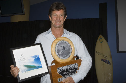 Mark Warren: the winner of The Duke Kahanamoku Classic at Waimea Bay, Hawaii, in 1980