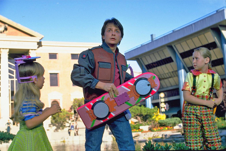 Back to the Future: the hoverboard prop used in the movie by Michael J. Fox was sold in 2021 for more than $500,000